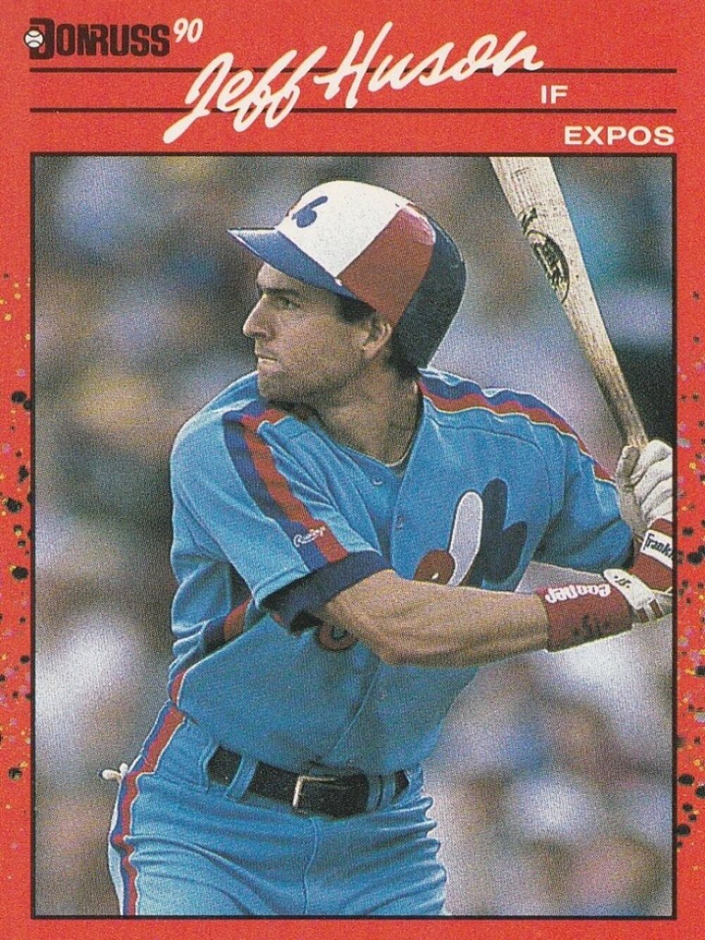 Jeff Huson - Donruss 90 Baseball Card